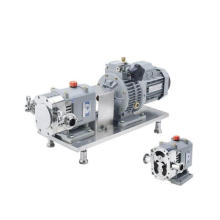 Sanitary Dairy Beverage Liquid Food Transfer Rotor Pump